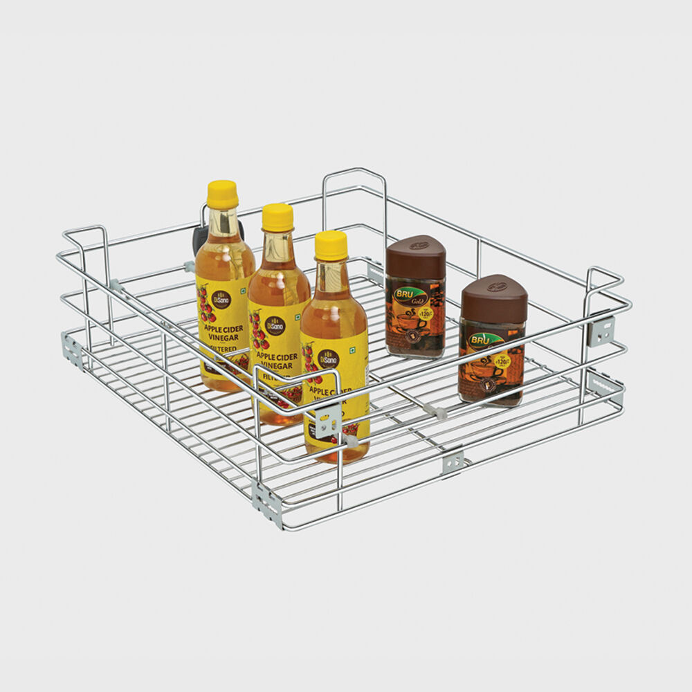 Silver BOTTLE BASKET