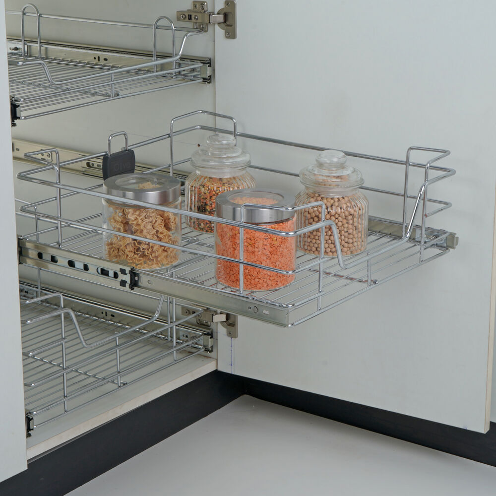 Silver PULLOUT BASKET