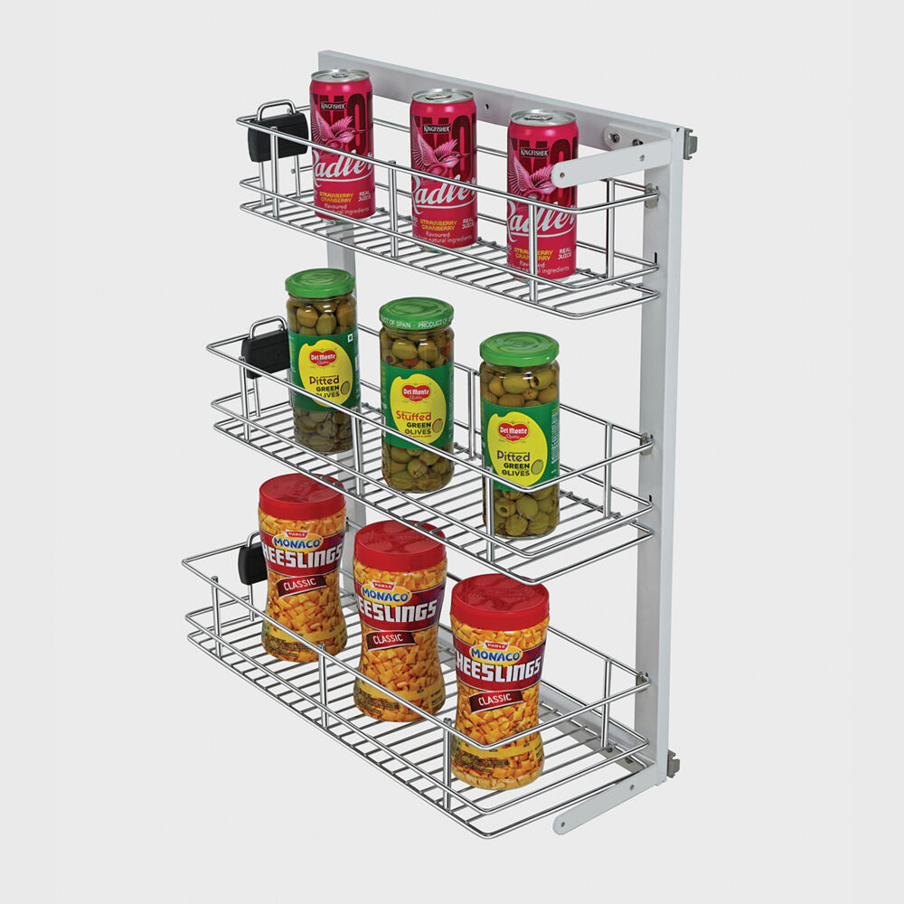 Silver Multipurpose Single Pullout